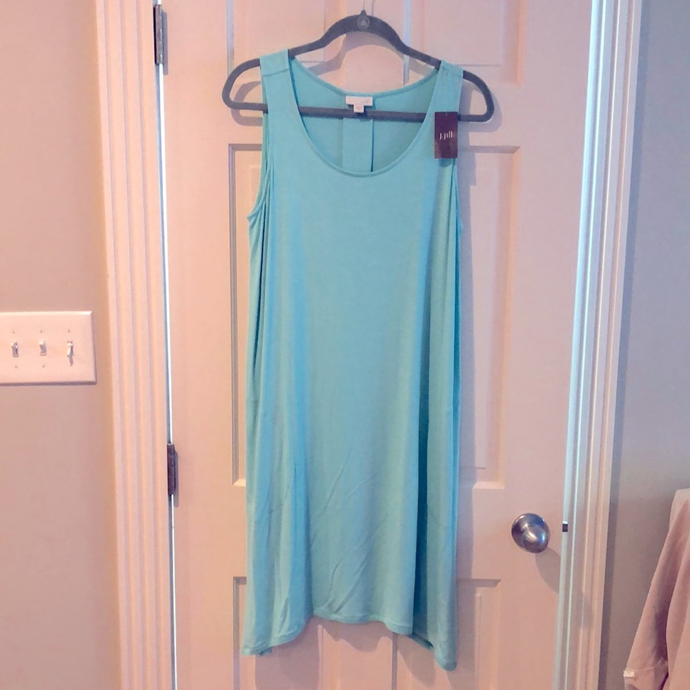 Beautiful NWT J.Jill Tank Dress in “Caribbean” Size M